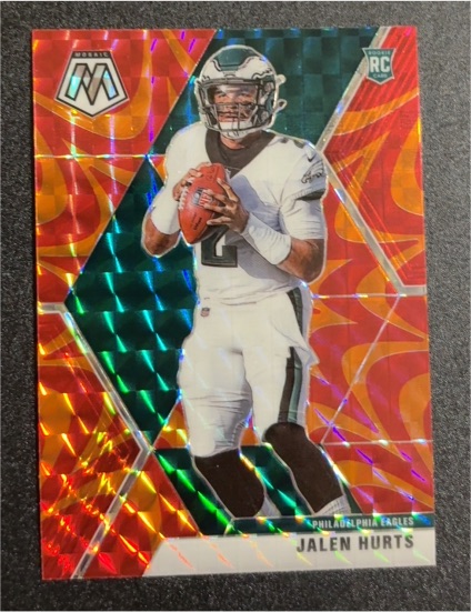 2020 Panini Mosaic #222 Jalen Hurts — front
