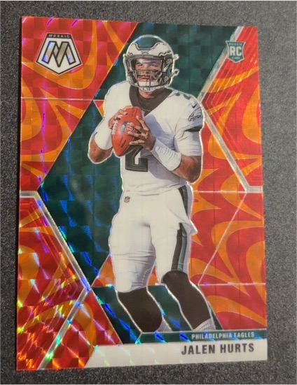 2020 Panini Mosaic #222 Jalen Hurts — front