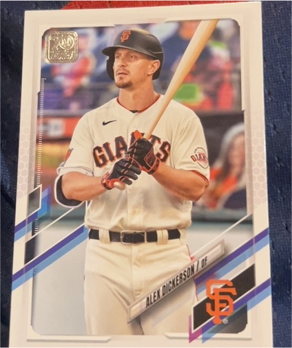 2021 Topps Series 2 #616 Alex Dickerson — front