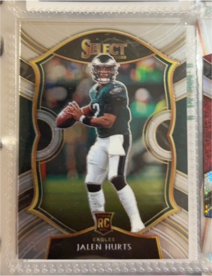 2020 Panini Select #50 Jalen Hurts Concourse Rookie Card — front