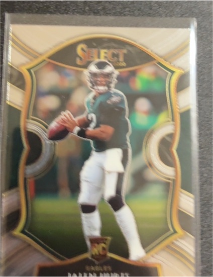 2020 Panini Select #50 Jalen Hurts Concourse Rookie Card — front
