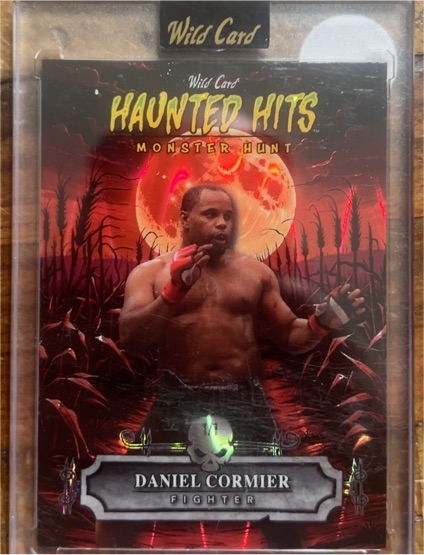 2025 Wild Card Haunted Hits Monster Hunt # Daniel Cormier — front