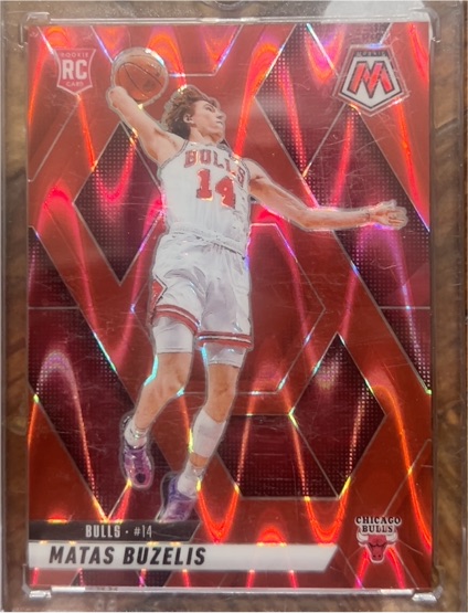 2024-25 Panini Mosaic #223 Matas Buzelis — front