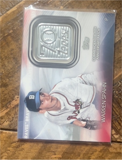 2021 Topps Update #T70P-WS Warren Spahn — front