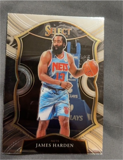 2020-21 Panini Select #12 James Harden — front