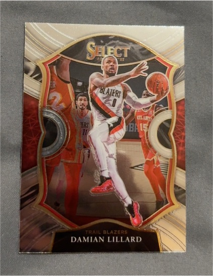 2020-21 Panini Select #24 Damian Lillard — front