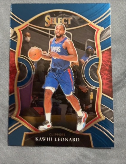 2020-21 Panini Select #37 Kawhi Leonard — front