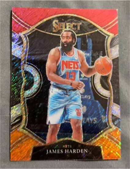 2020-21 Panini Select #12 James Harden — front