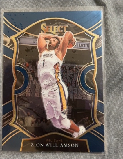 2020-21 Panini Select #1 Zion Williamson — front