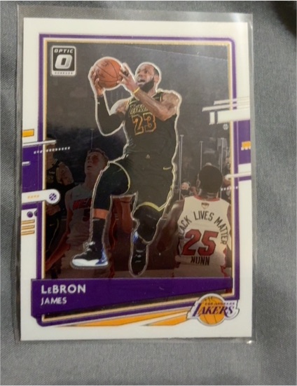 2020-21 Panini Donruss Optic #13 LeBron James — front