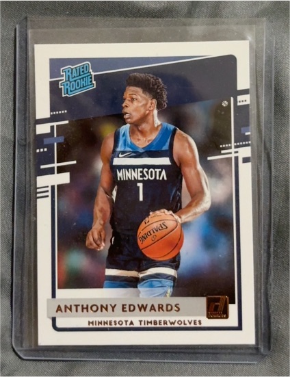 2020-21 Donruss #201 Anthony Edwards — front