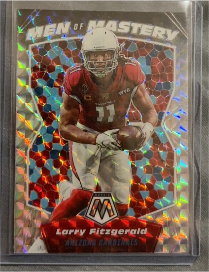 2022 Panini Mosaic Men of Mastery Larry Fitzgerald — front