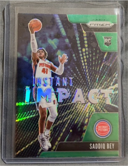 2020-21 Panini Prizm Instant Impact #24 Saddiq Bey — front