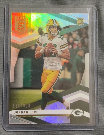 2020 Panini Chronicles - Elite Update Purple #204 Jordan Love — front