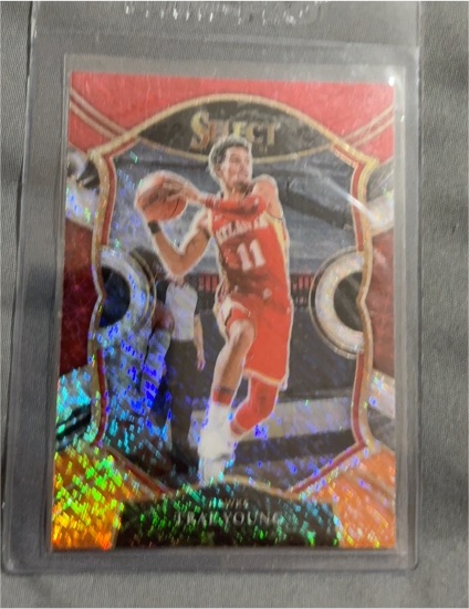 2020-21 Panini Select Concourse #91 Trae Young — front