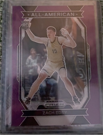 2024 Panini Prizm Draft Picks All-American #15 Zach Edey — front