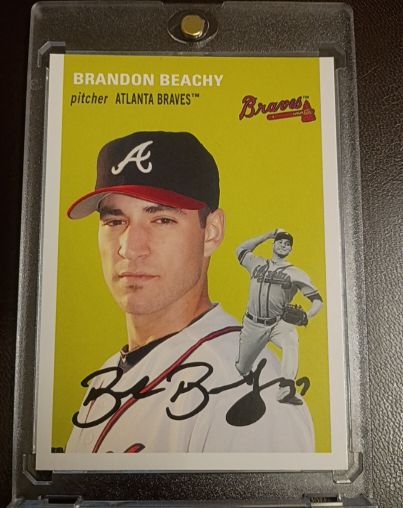 2012 Topps Heritage #19 Brandon Beachy — front
