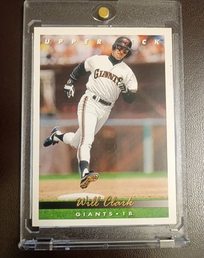 1993 Upper Deck #576 Will Clark — front