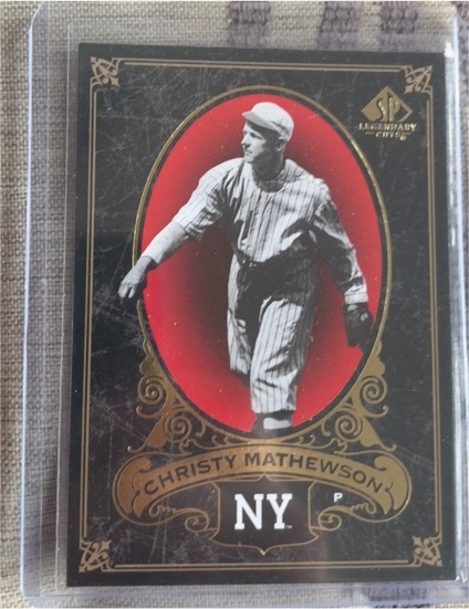 2007 Upper Deck SP Legendary Cuts #48 Christy Mathewson — front