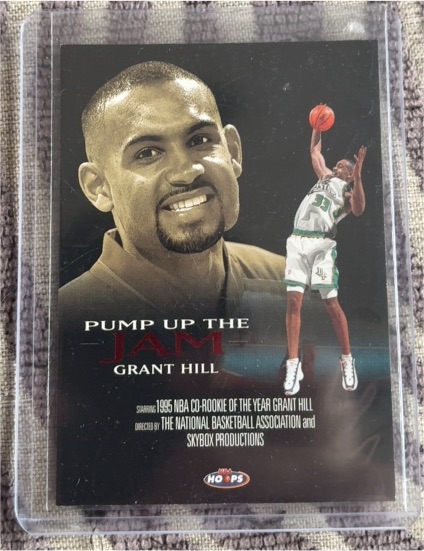 1998-99 NBA Hoops #3PJ Grant Hill Pump Up the Jam — front