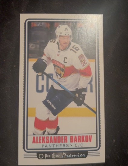 2021-22 O-Pee-Chee Premier Tall Boy #P-26 Aleksander Barkov — front
