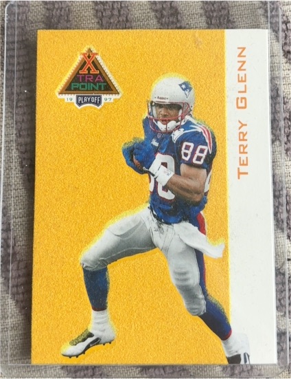1997 Playoff First and Ten Xtra Point #XP8Y Terry Glenn — front