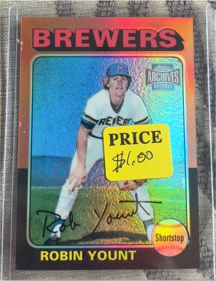 2001 Topps Archives Reserve #86 Robin Yount — front