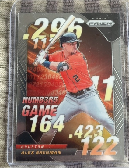 2020 Panini Prizm #NG-4 Alex Bregman Numbers Game — front