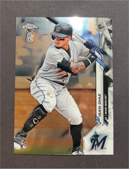 2020 Topps Chrome #170 Isan Diaz — front