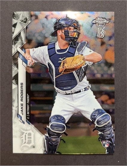 2020 Topps Chrome #47 Jake Rogers — front