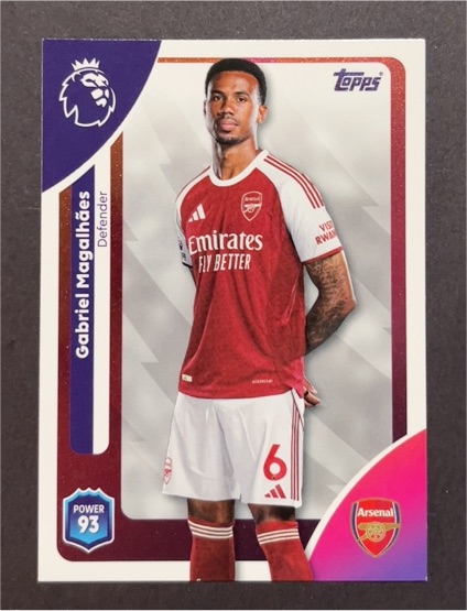 2025-26 Topps Premier League #4 Gabriel Magalhães — front