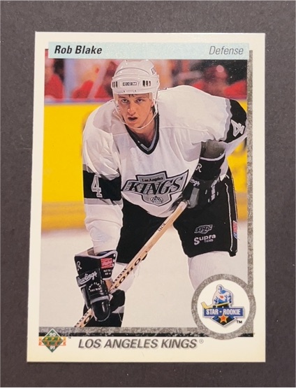 1990-91 Upper Deck #45 Rob Blake — front