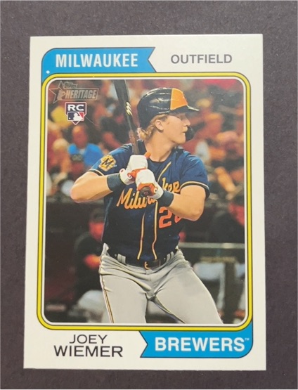 2023 Topps Heritage High Number #636 Joey Wiemer — front