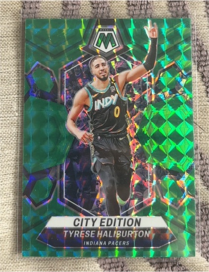 2023-24 Panini Mosaic City Edition #289 Tyrese Haliburton — front