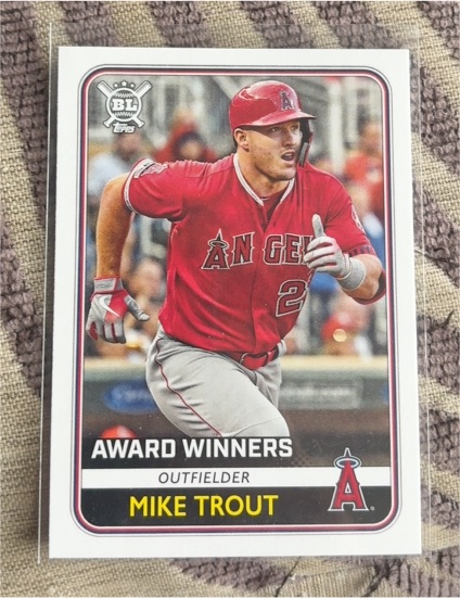 2020 Topps Big League #283 Mike Trout Award Winners — front