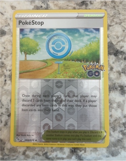 2022 Pokemon GO #068 PokéStop — front