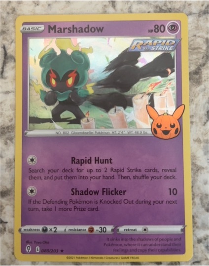 2021 Pokémon #80 Marshadow — front