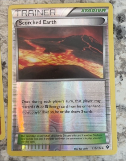 2016 Pokémon XY Fates Collide #110 Scorched Earth — front