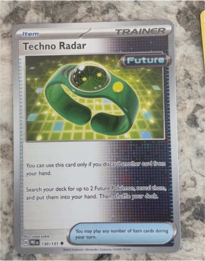 2023 Pokémon SV: Prismatic Evolutions #130 Techno Radar — front