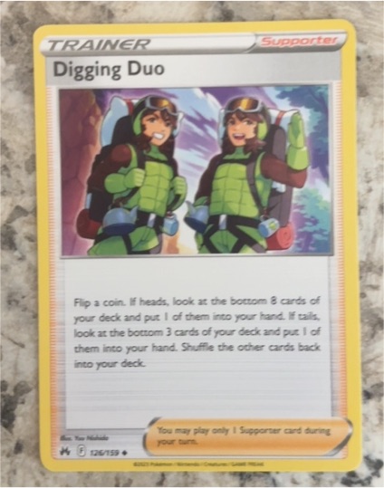 2023 Pokémon TCG Crown Zenith #126 Digging Duo — front