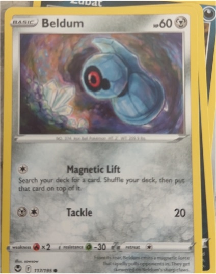 2022 Pokémon Sword & Shield Silver Tempest #117 Beldum — front