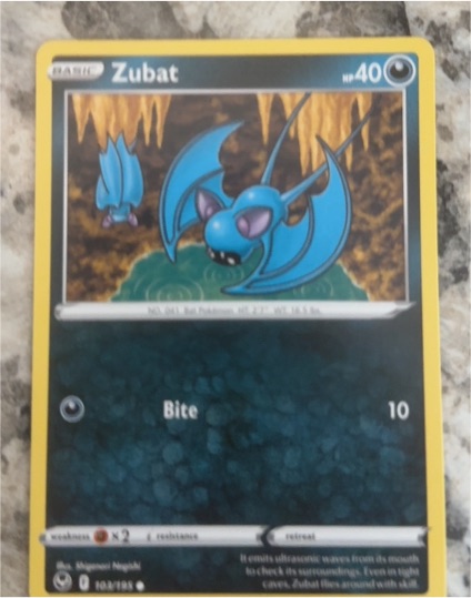 2022 Pokémon SWSH12 #103 Zubat — front