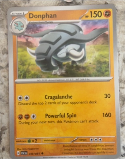 2024 Pokémon SV: Paldean Fates #049 Donphan — front