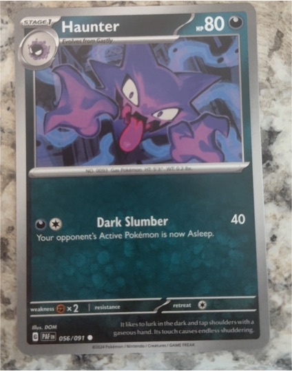 2024 Pokémon SV: Paldean Fates #056 Haunter — front