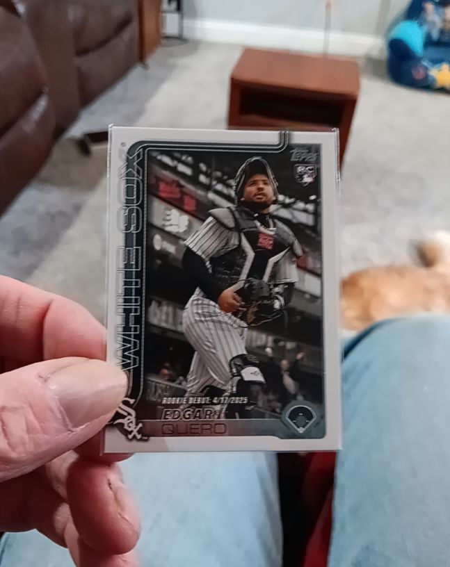 2025 Topps Chrome Update Series #USC169 Edgar Quero Rookie Debut — front