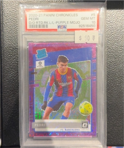 2020-21 Panini Chronicles Optic #5 Pedri — front