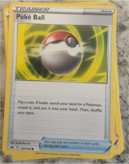 2023 Pokémon Crown Zenith #137 Poke Ball — front