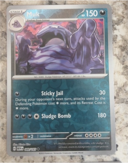 2023 Pokémon Scarlet & Violet 151 #089 Muk — front