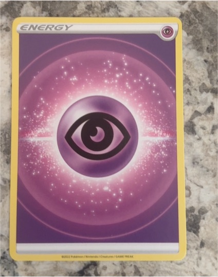 2022 Pokémon SWSH09 Psychic Energy — front