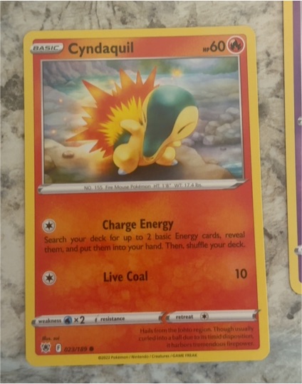 2022 Pokémon Astral Radiance #023 Cyndaquil — front